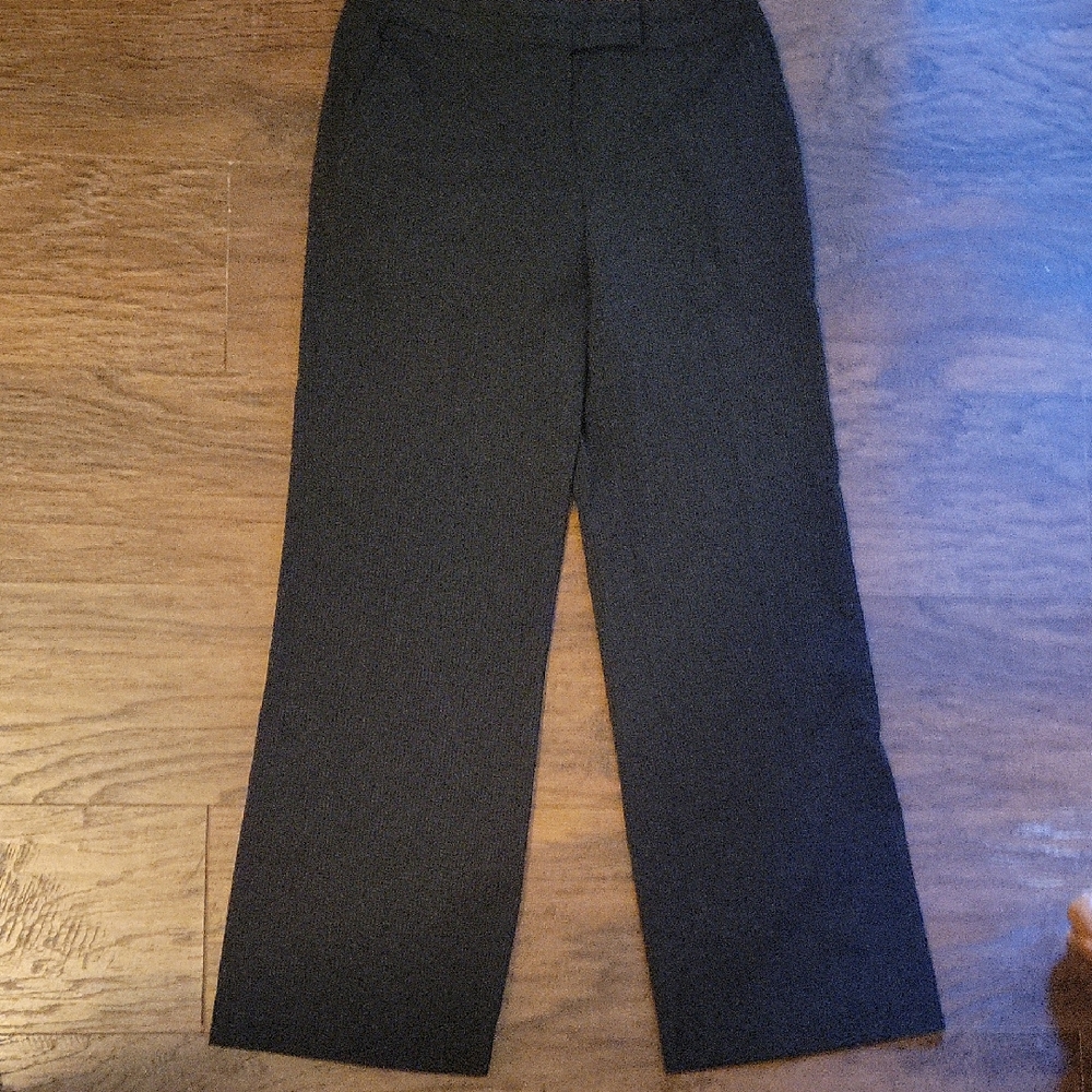 Worthington Black Pinstripe Dress Pants